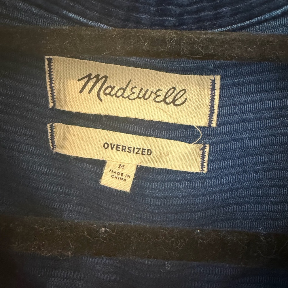 Madewell Women’s Navy Corduroy Jacket - Picture 2 of 7